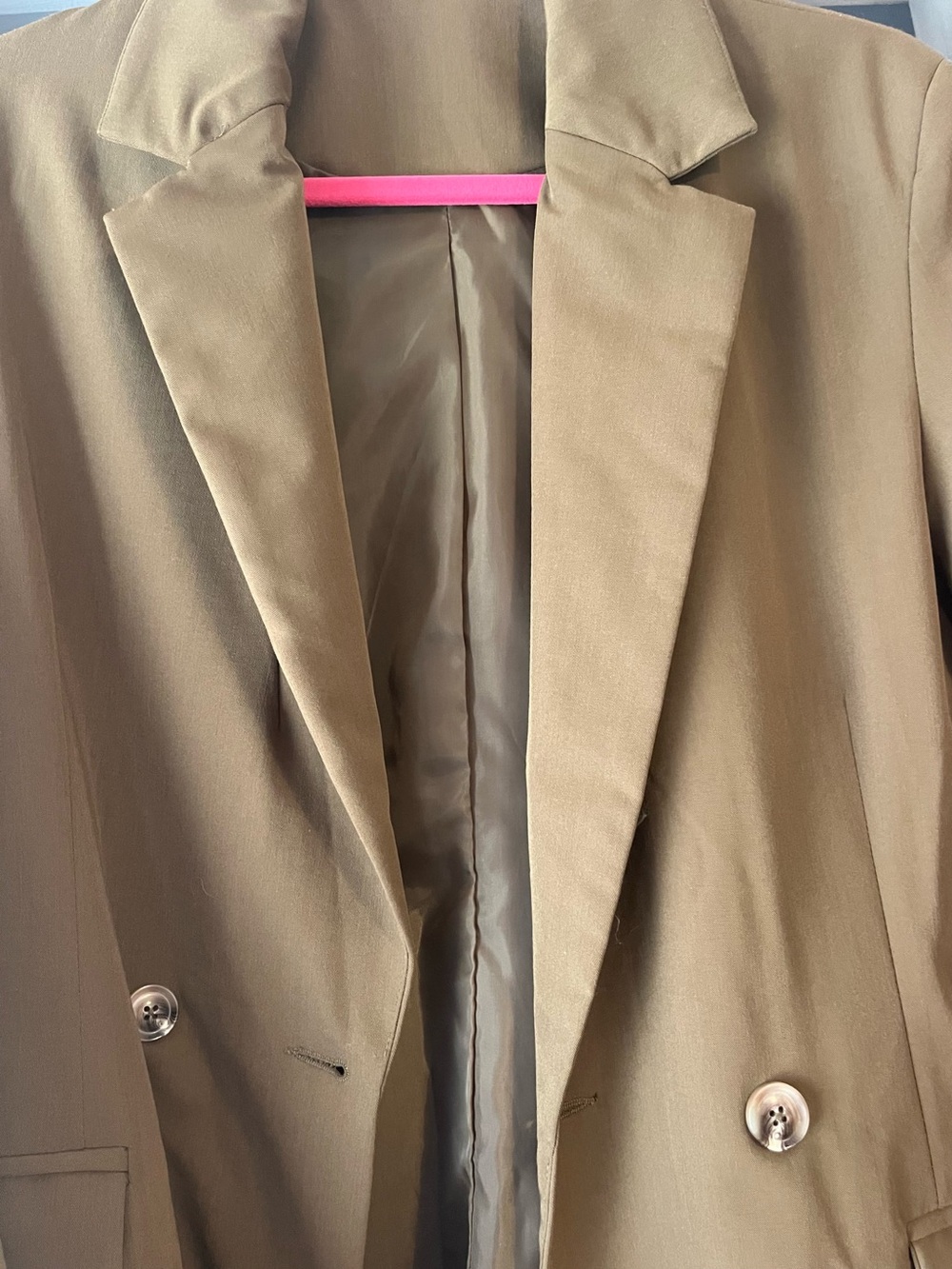 Olive Green Women's Blazer Jacket -